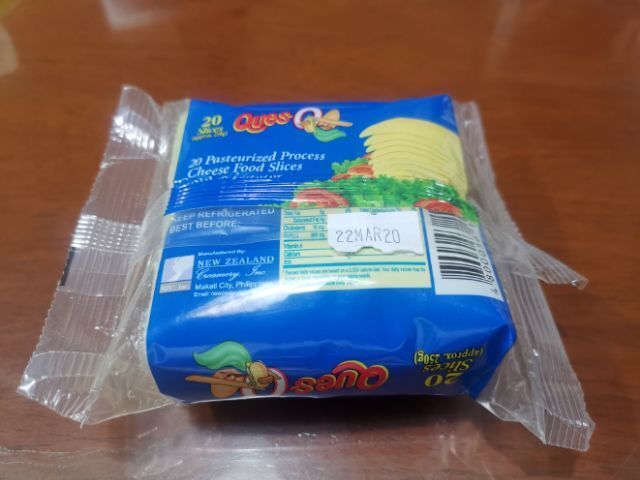 Queso CHEESE FOOD SLICES 250g