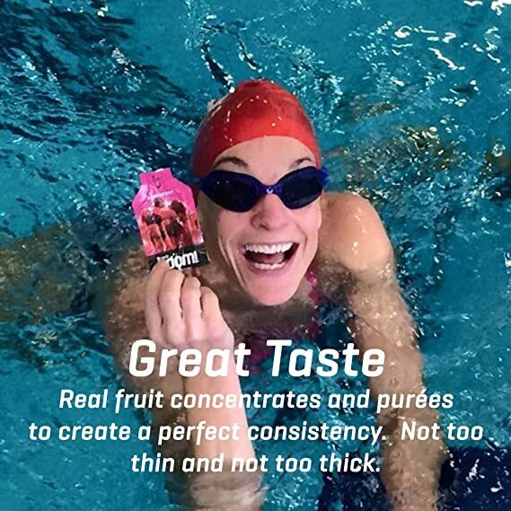 10 pcs Strawberry-Kiwi Carb Boom SINGLE SERVE Energy Gel Packet Sachet 41g