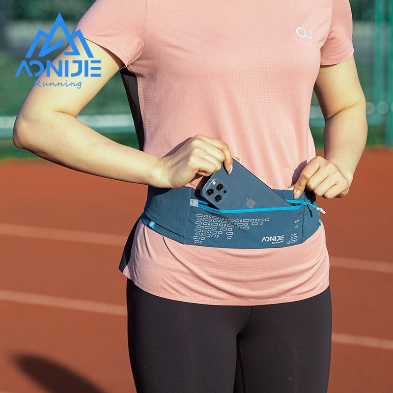 Aonijie Water Resistant RUNNING BELT - GRAY