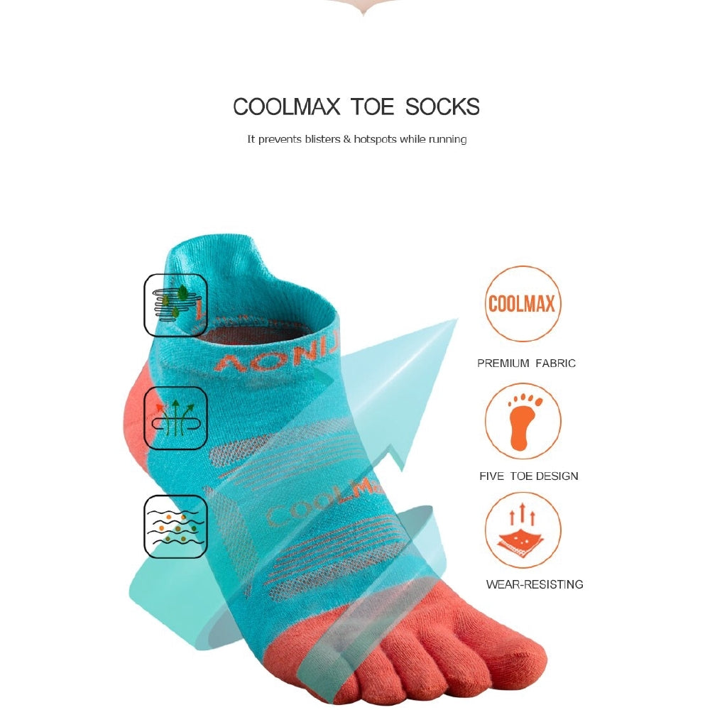 Aonijie COOL MAX TOE SOCKS 3 pairs Model no. E4802 - SMALL