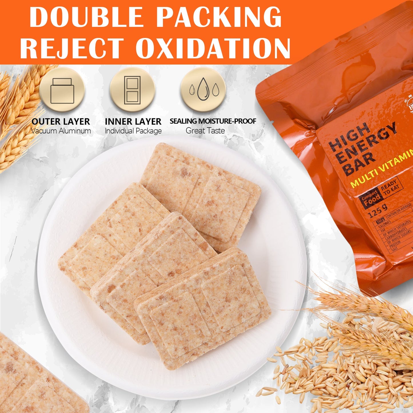 High Energy Bar 125g - Exp. Date June 2043 - MULTI VITAMIN