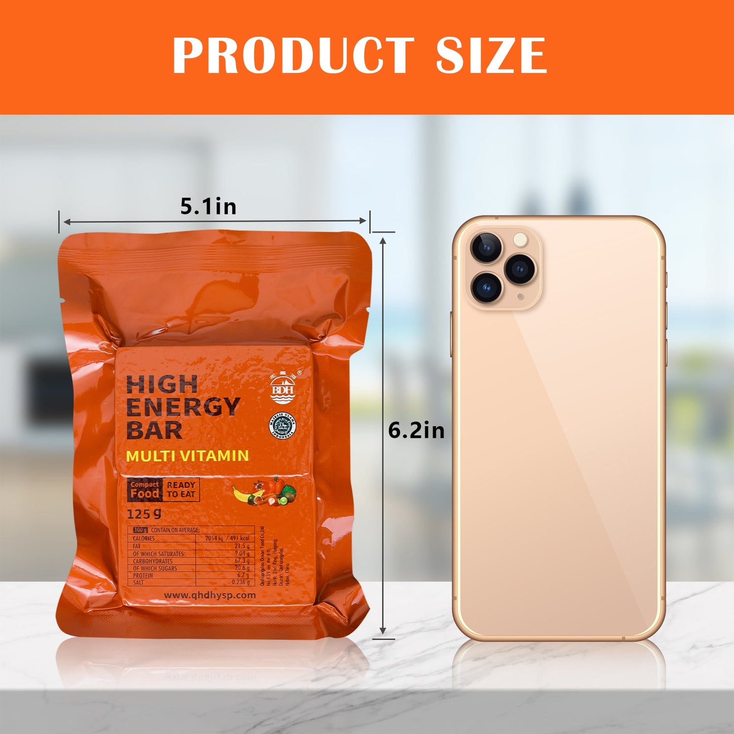 High Energy Bar 125g - Exp. Date June 2043 - MULTI VITAMIN