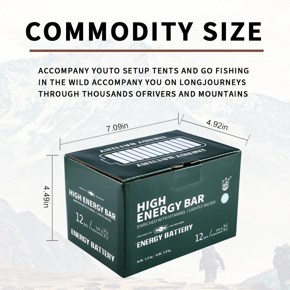 High Energy Bar 120g - Exp. Date April 2045 - SALTY