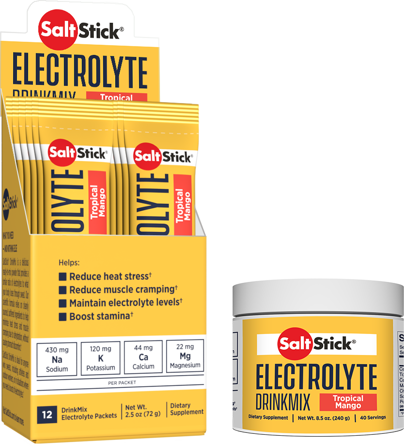 Saltstick Electrolyte DrinkMix - Tropical Mango - Single Serve Stick Pack