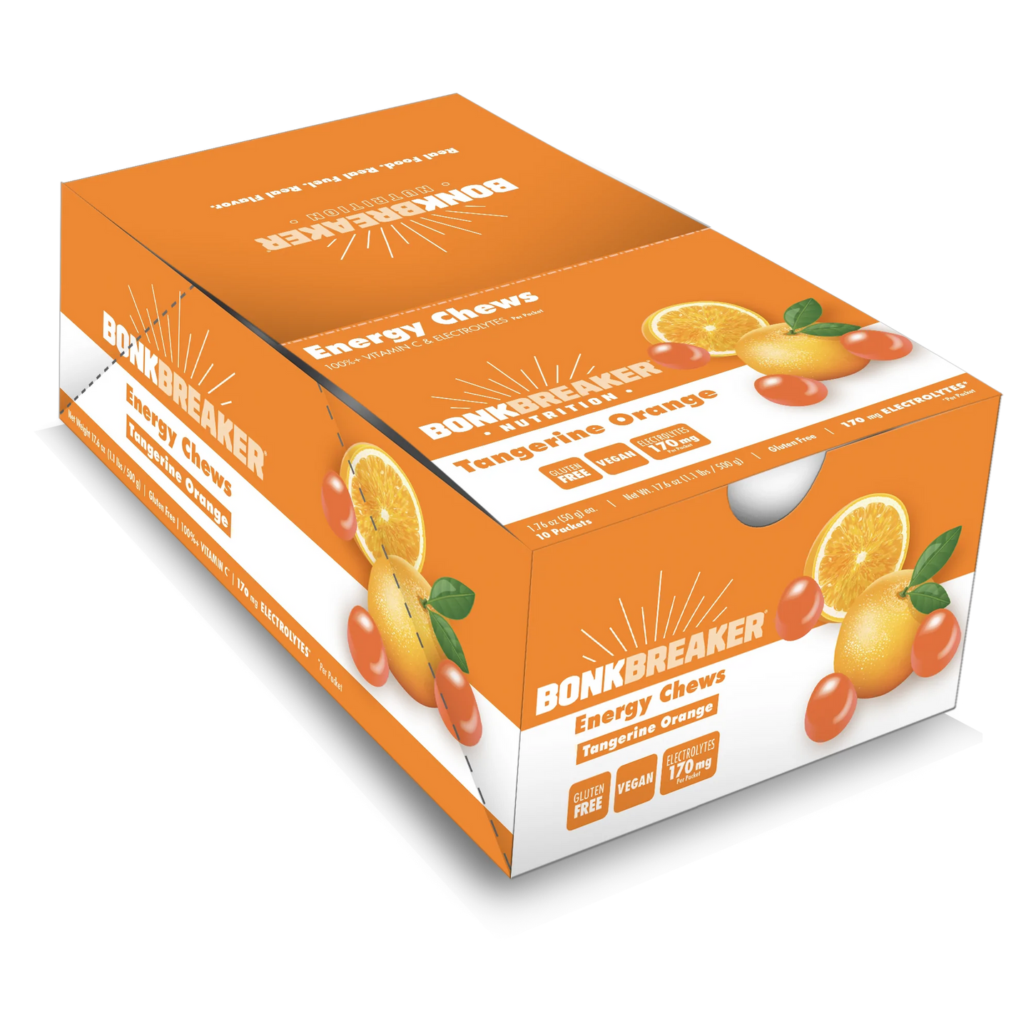 Bonk Breaker Energy Chews - Tangerine Orange - 1 pack
