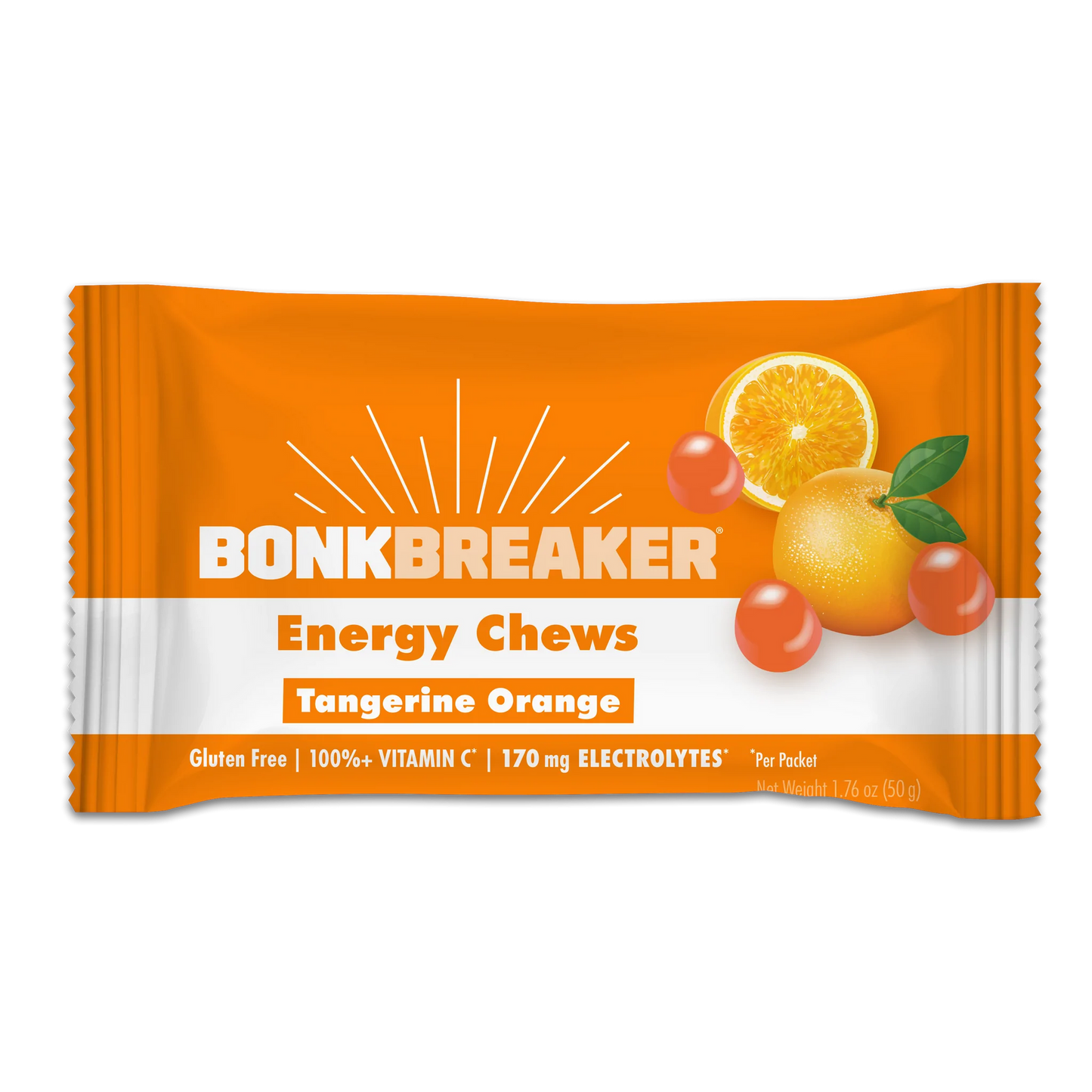 Bonk Breaker Energy Chews - Tangerine Orange - 1 pack
