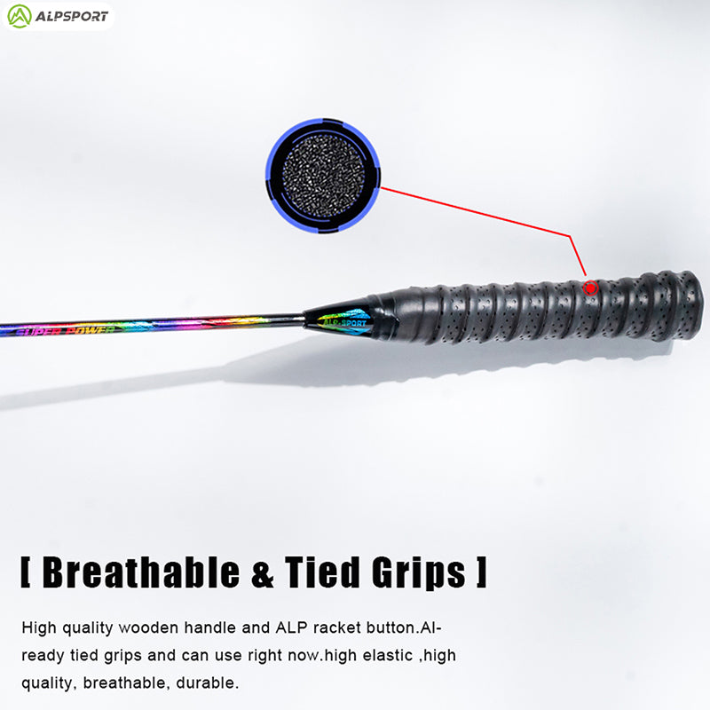 ALP SPORT 1pc XC Carbon Fiber Badminton Racket