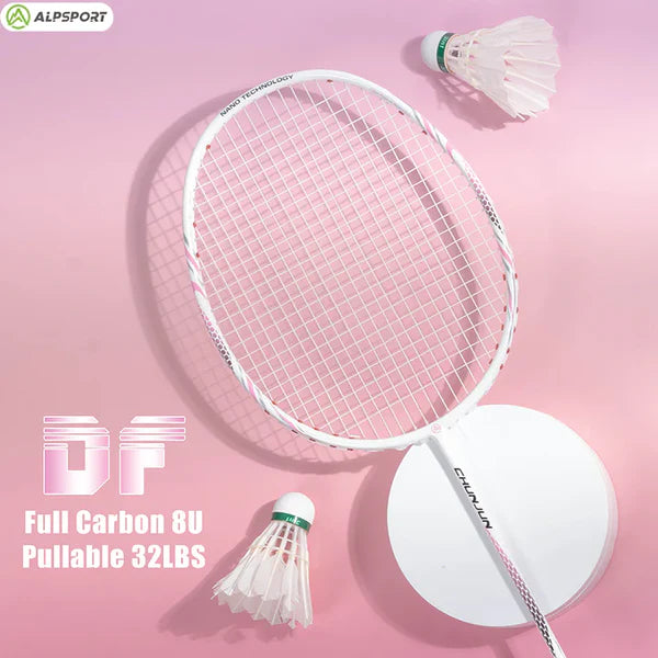 ALP SPORT 1pc CY - ALP CY 100% Full Carbon Fiber Badminton Racket 8U G5 Lightweight 65g 22-28lbs