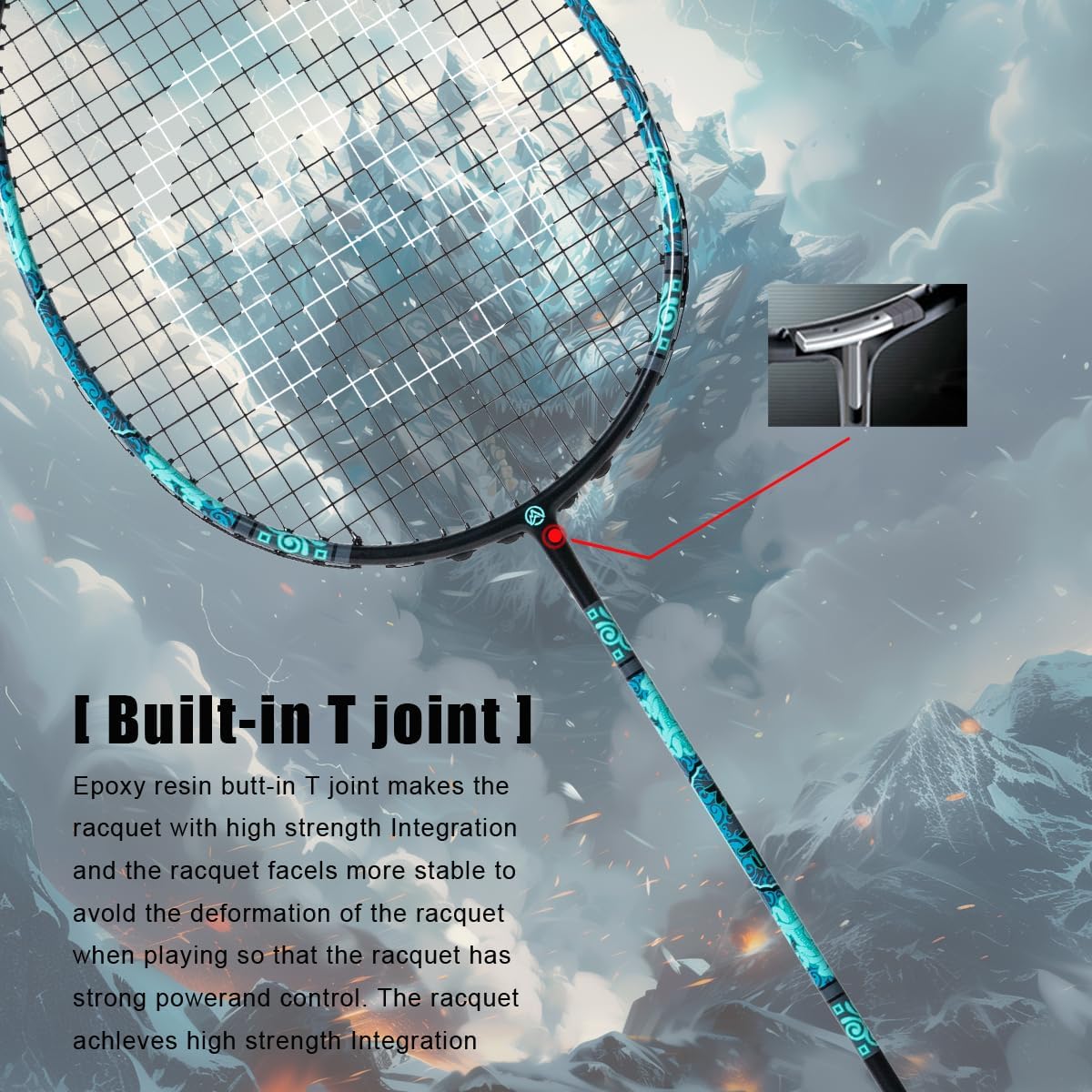 ALP SPORT 1pc XW The Tortoise 6U G4 Badminton Racket