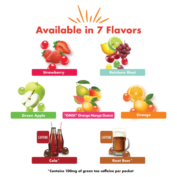 Bonk Breaker OMG Energy Chews - Orange, Mango, and Guava - 1 pack