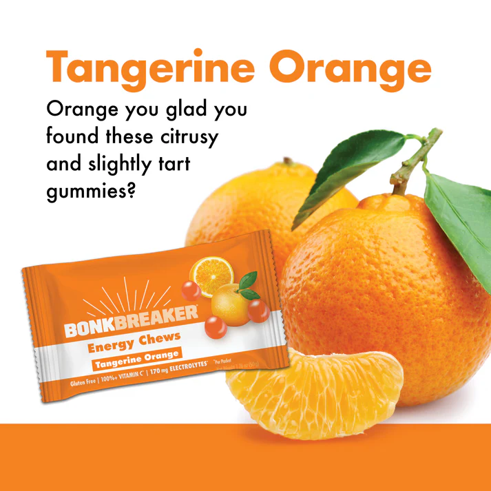 Bonk Breaker Energy Chews - Tangerine Orange - 1 pack
