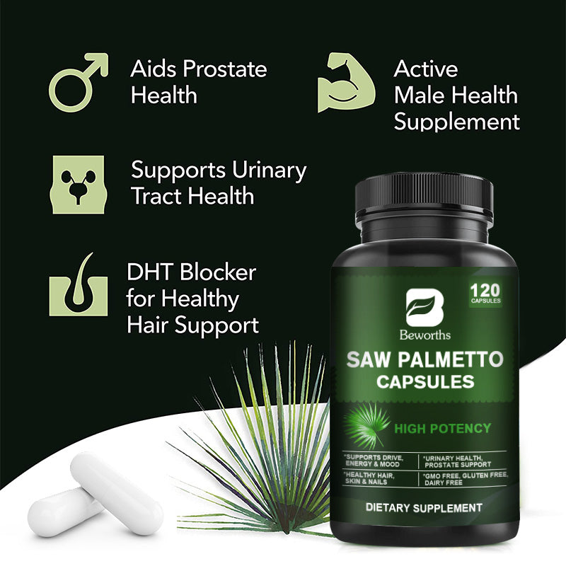 Beworths SAW PALMETTO CAPSULES - 60 pcs