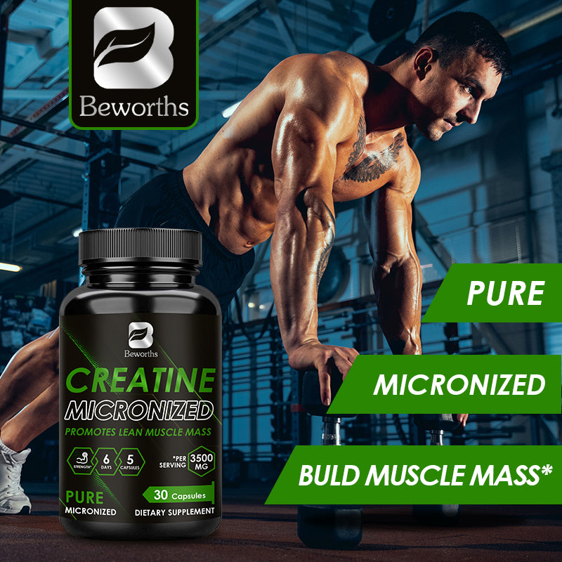 Beworths Creatine Monohydrate Capsules - 30 pcs