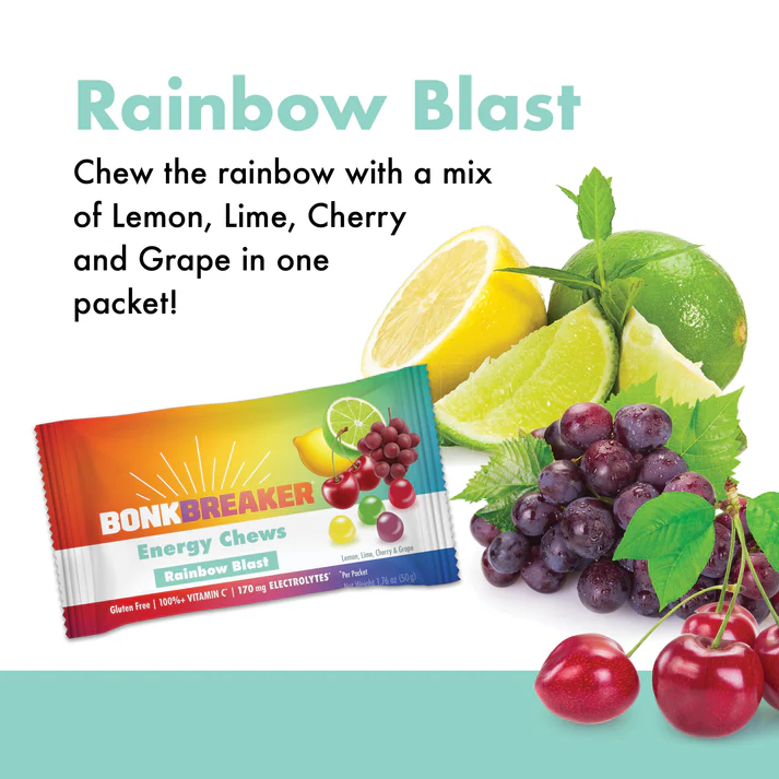 Bonk Breaker Energy Chews - Rainbow Blast - 1 pack