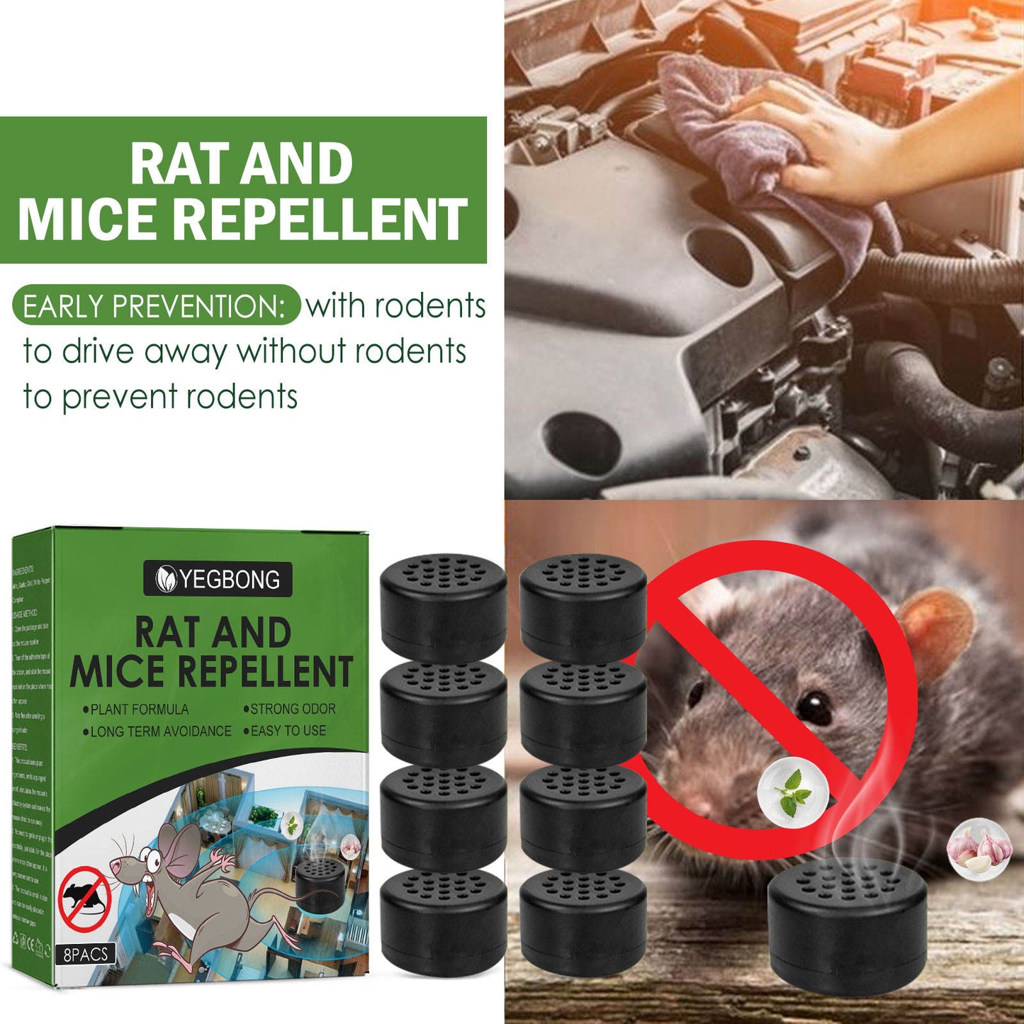 Yegbong RAT AND MOUSE REPELLENT