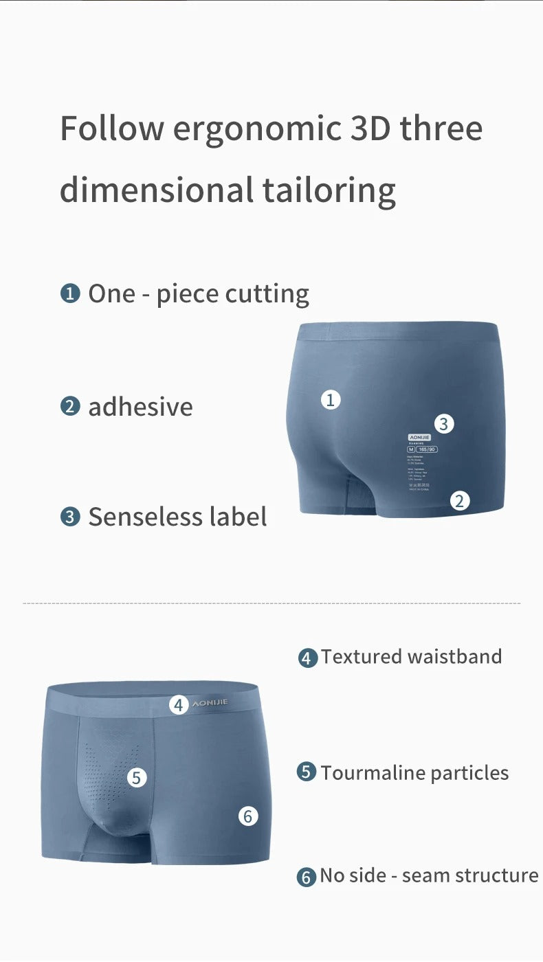 AONIJIE MALE SHORT UNDERWEAR 3 PCS