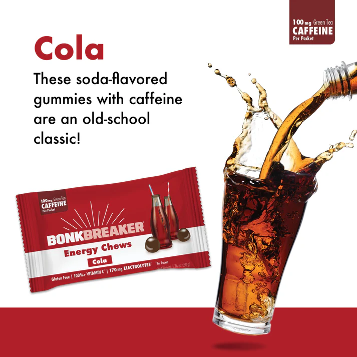 Bonk Breaker Energy Chews - Cola w/ Caffeine - 1 pack