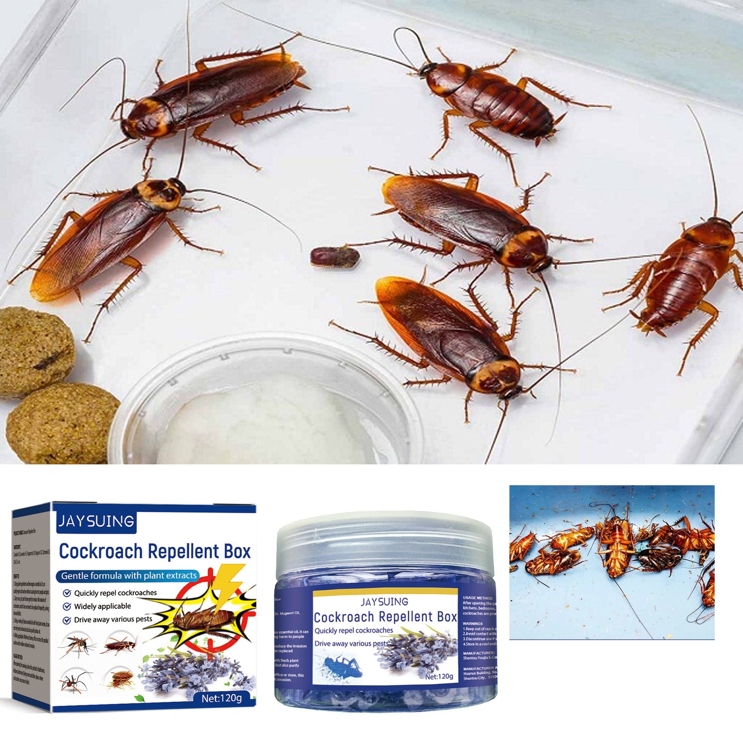 Jaysuing COCKROACH REPELLENT CREAM 120g