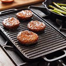Happiness CAST IRON GRILL PAN Riversible - 51 x 23.1 x 1.5cm