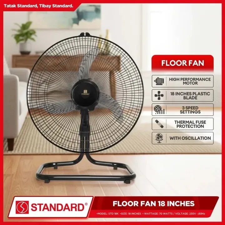 STANDARD TERMINATOR FAN 18'' -Plastic Blade