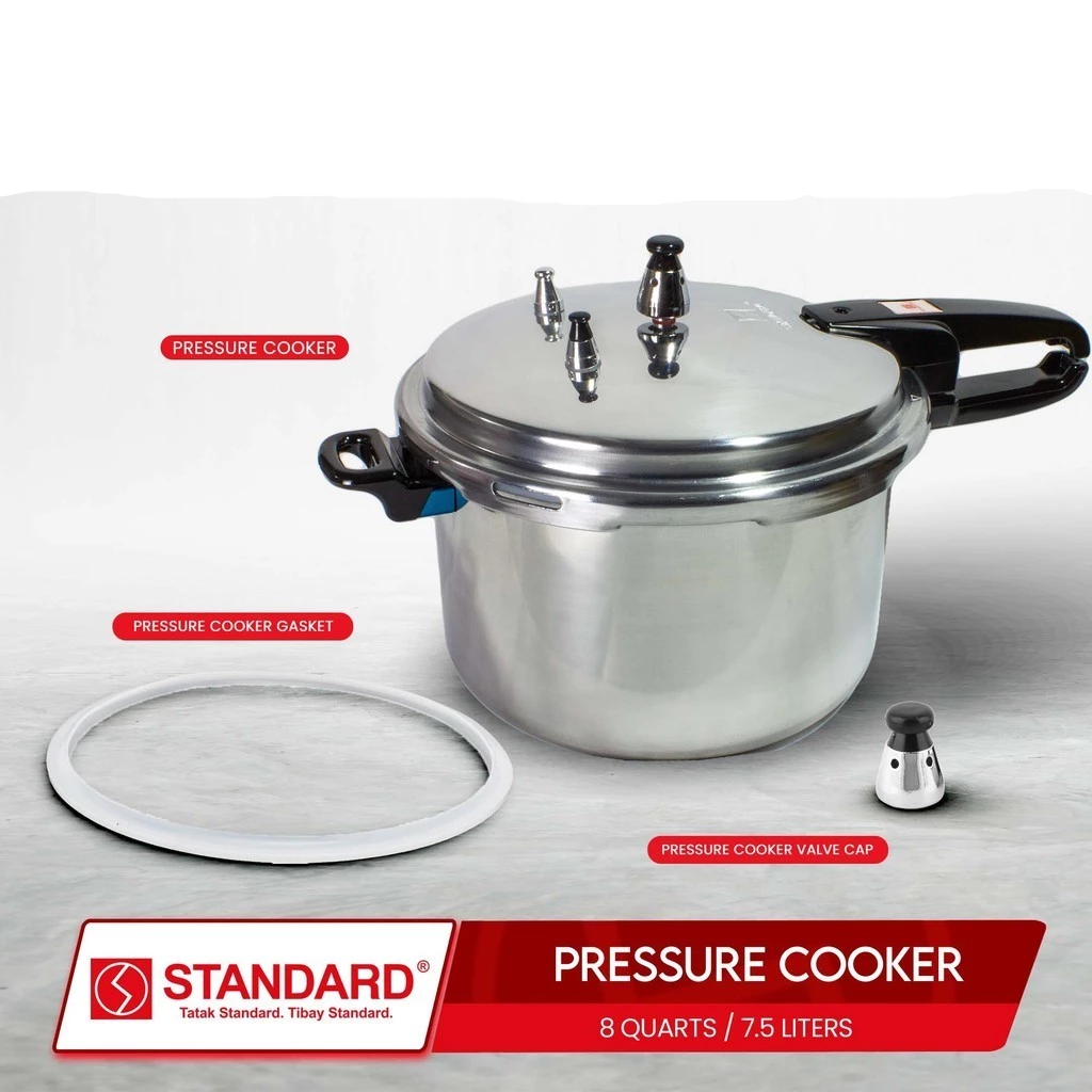 STANDARD PRESSURE COOKER 8 Quarts 7.5L