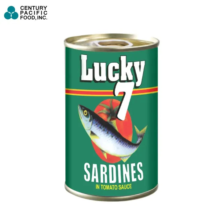 Lucky 7 Sardines in Tomato Sauce 155g (Case of 100pcs)