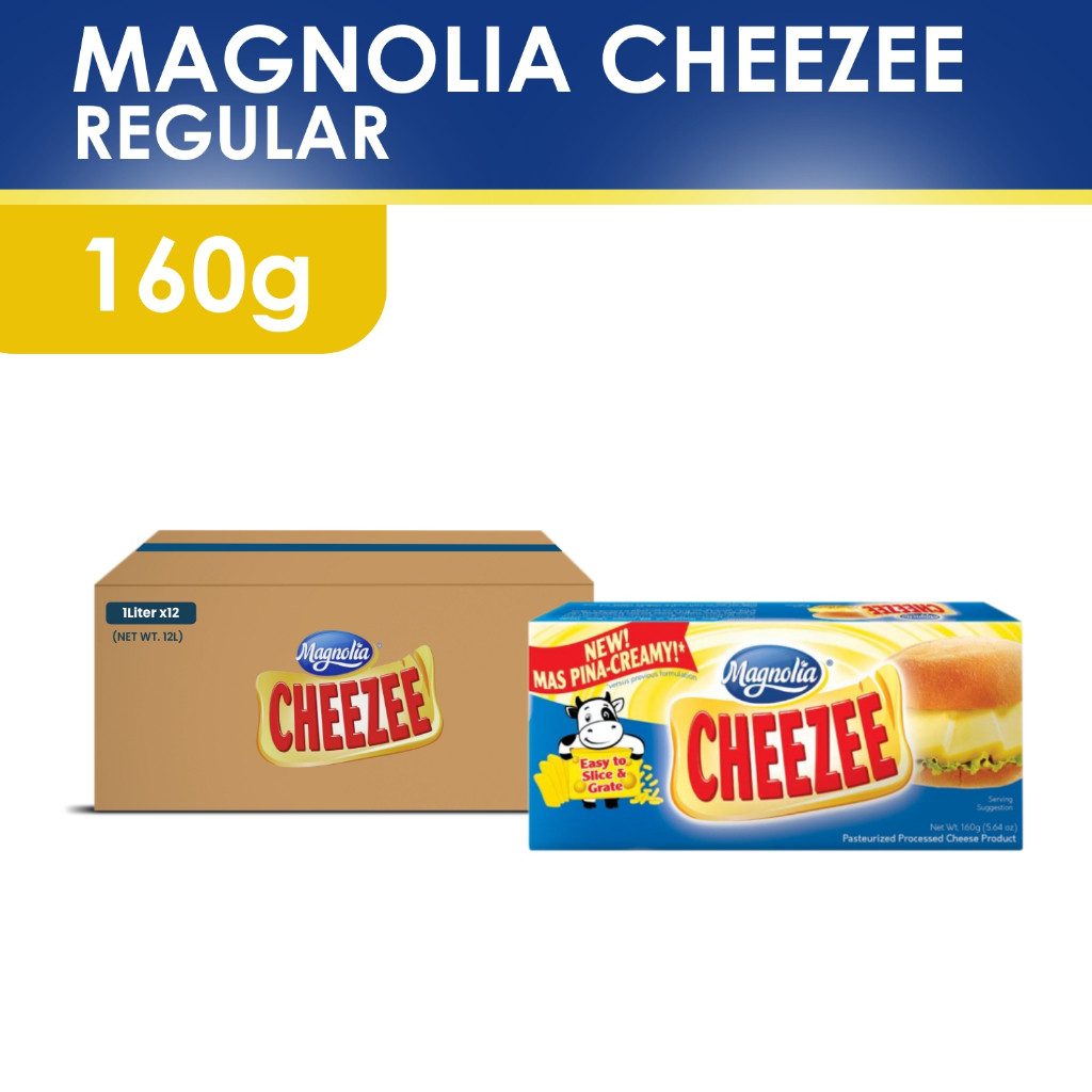 1 CASE - MAGNOLIA Cheezee Regular (160g x 48)