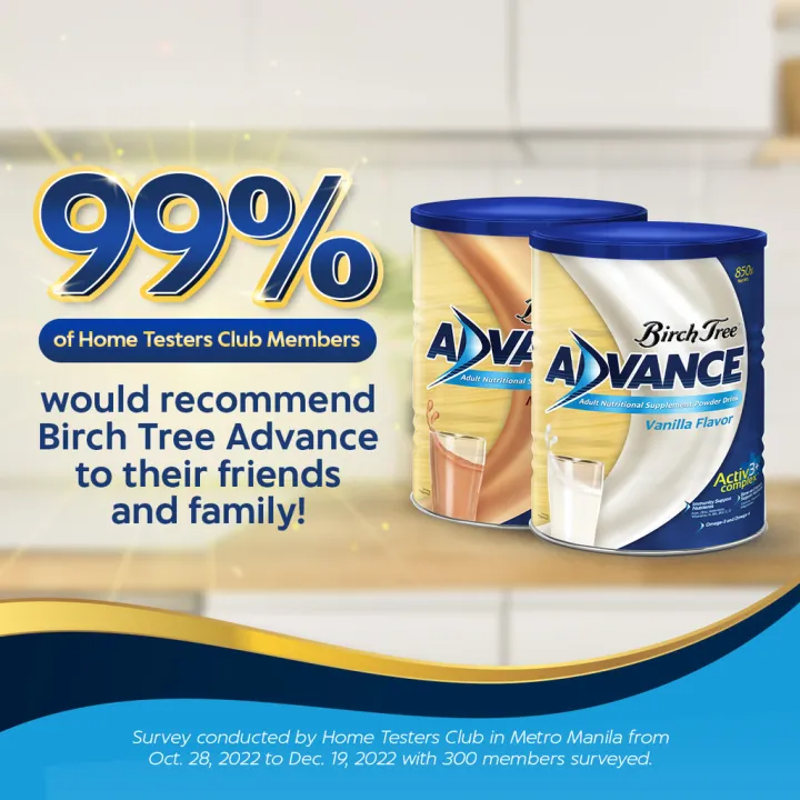 Birch Tree Advance Adult Powdered Milk Mocha 850g