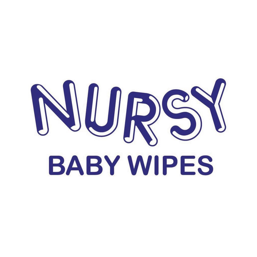 BUNDLE OF 2 or 6 - Nursy Baby Wipes in Powder Scent 4 pcs x 66 wipes