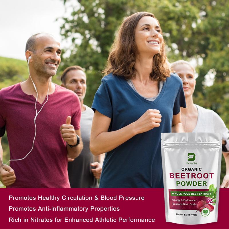 Beworths Beetroot Powder Support Natural Nitric Oxide Supplements