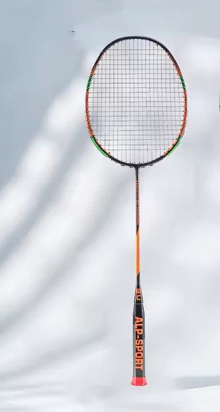 ALPSPORT - 1pc ALP SR Double-Edged 100% Full Carbon Fiber Badminton Racket 9U G5 24-35lbs