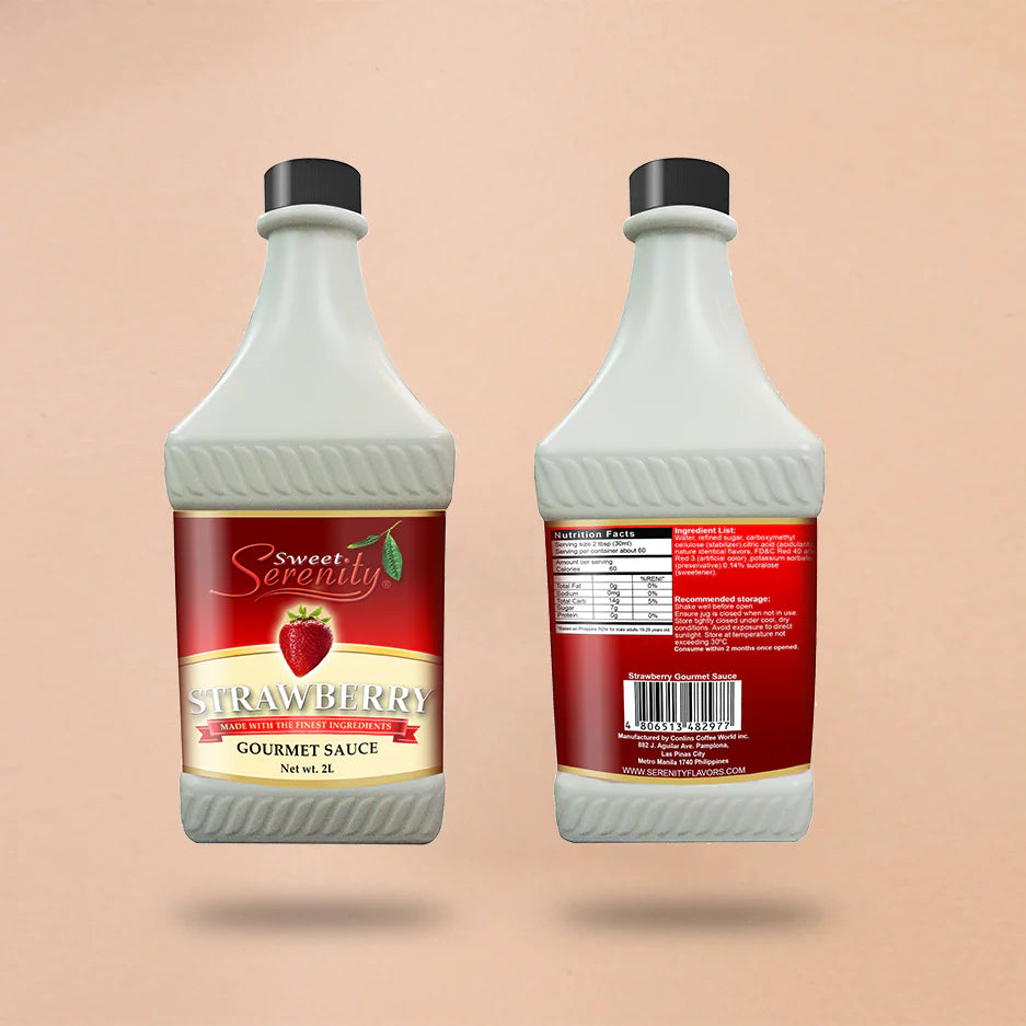 SWEET SERENITY- STRAWBERRY Sauce 2 Liter