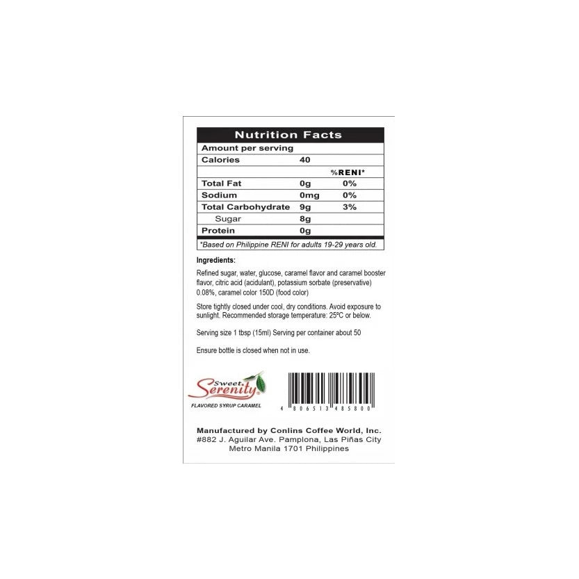 Serenity CARAMEL Syrup