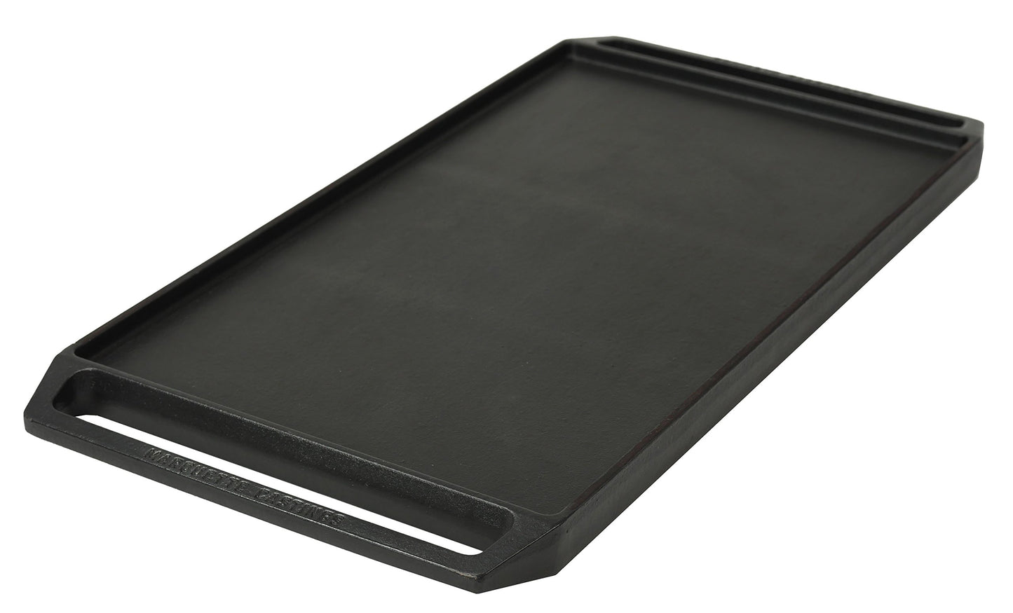 Happiness ENAMELED CAST IRON GRILL PLATE Matte Black - 54.7 x 26.5 x 2.6cm