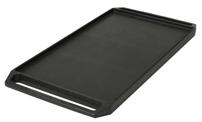 Happiness ENAMELED CAST IRON GRILL PLATE Matte Black - 54.7 x 26.5 x 2.6cm