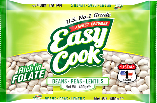 EASYCOOK GREAT NORTHERN BEANS 400G x 30