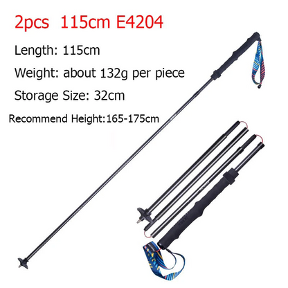 2 pcs Aonijie CARBON FIBER HIKING POLE E4204