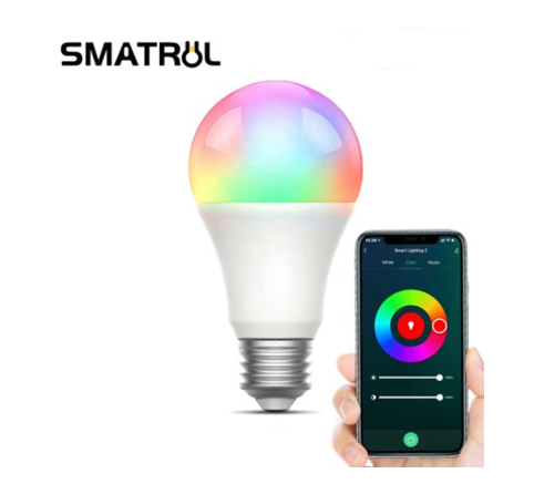Tuya Zigbee 10W Smart Light Bulb E27 RGB LED Lamp Dimmable Timing with  Smart Life APP Voice Control for Google