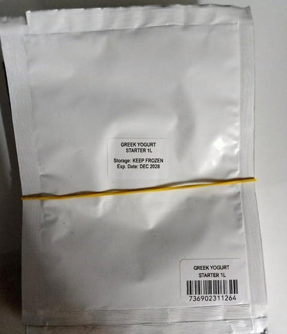 GREEK YOGURT STARTER makes 1L/2L/4L (freeze-dried) - IN POUCH