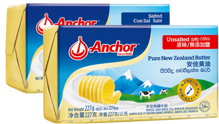 1 CASE - Anchor UNSALTED BUTTER (227g x 40pcs)