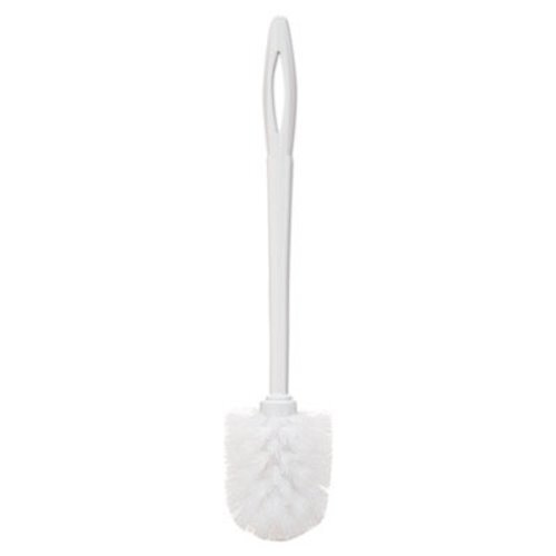 Rubbermaid WHITE TOILET BOWL BRUSH, PLASTIC HANDLE 14 1/2"L - Brush Only - NO BRUSH HOLDER