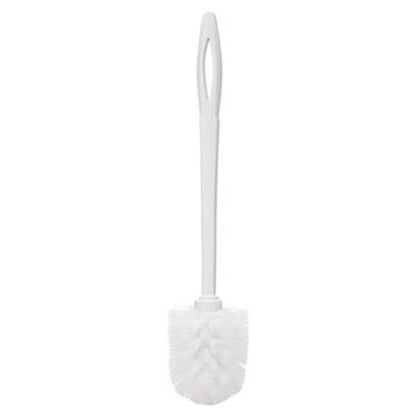 Rubbermaid WHITE TOILET BOWL BRUSH, PLASTIC HANDLE 14 1/2"L - Brush Only - NO BRUSH HOLDER