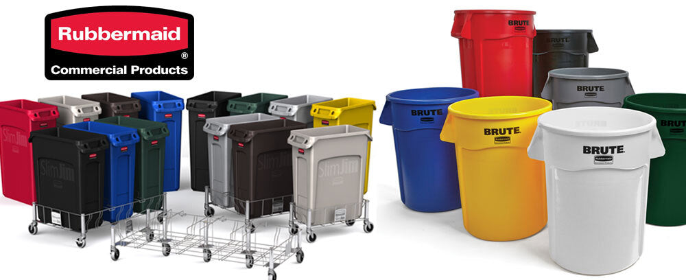 Rubbermaid WHITE TOILET BOWL BRUSH, PLASTIC HANDLE 14 1/2"L - Brush Only - NO BRUSH HOLDER