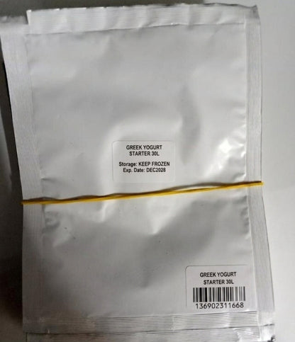 GREEK YOGURT STARTER makes 30L/50L (freeze-dried) - IN POUCH