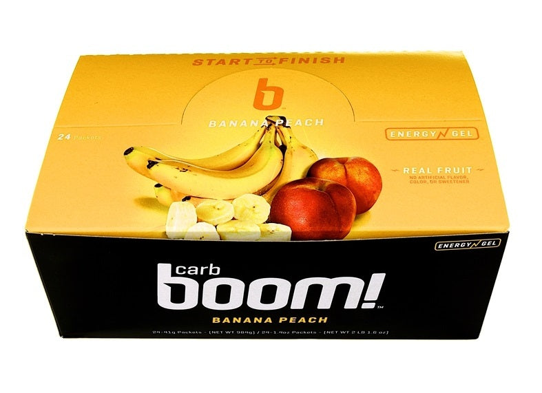Carb Boom! Energy Gel 24-PACK - Banana-Peach