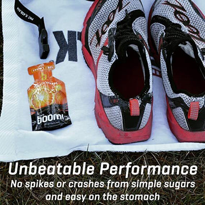 RASPBERRY Carb Boom Energy Gel Single Serve Packet Sachet 41g