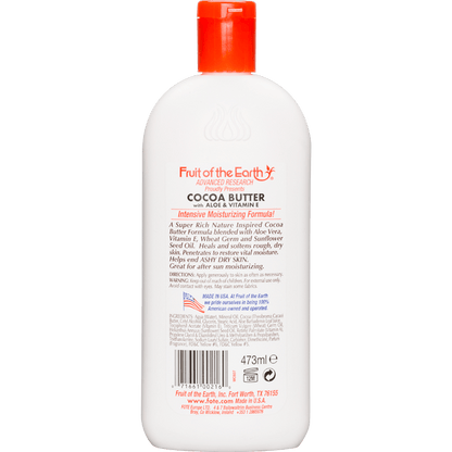 FOTE COCOA BUTTER with aloe & Vitamin E Skin Care Lotion 473ml (after sun)