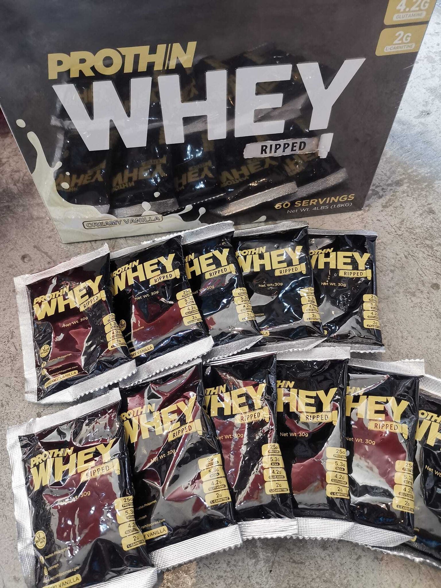 Prothin WHEY PROTEIN RIPPED MILK CHOCOLATE 1.8kg 60 sachets