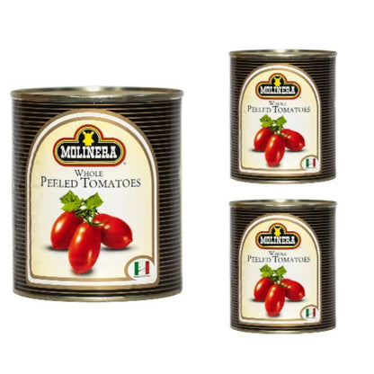 Molinera Whole Peeled Canned Tomatoes 400g x 24 pcs