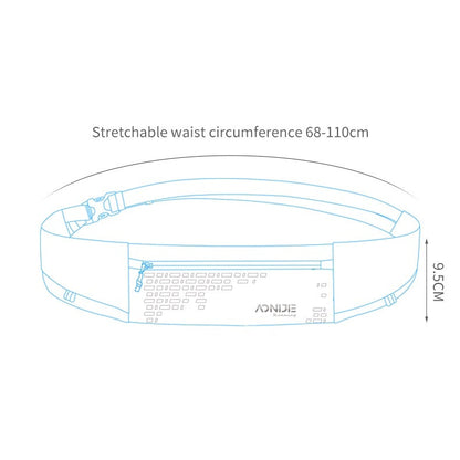 Aonijie Water Resistant RUNNING BELT - BLUE